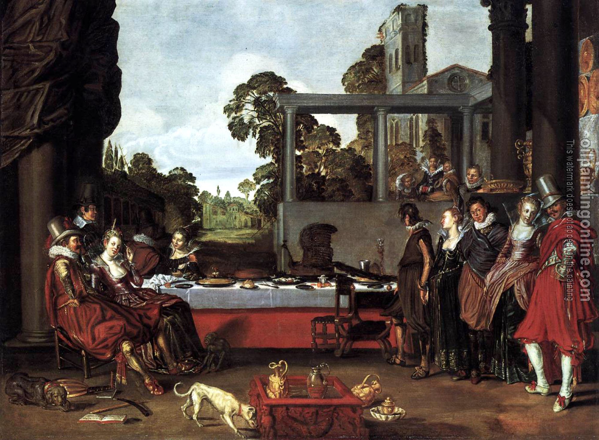 Buytewech, Willem Pietersz - Banquet in the Open Air